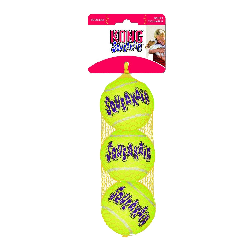 KONG SqueakAir Bälle M 3er-Pack