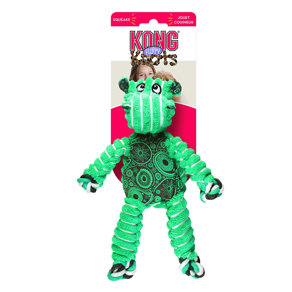 KONG Floppy Knots Nilpferd