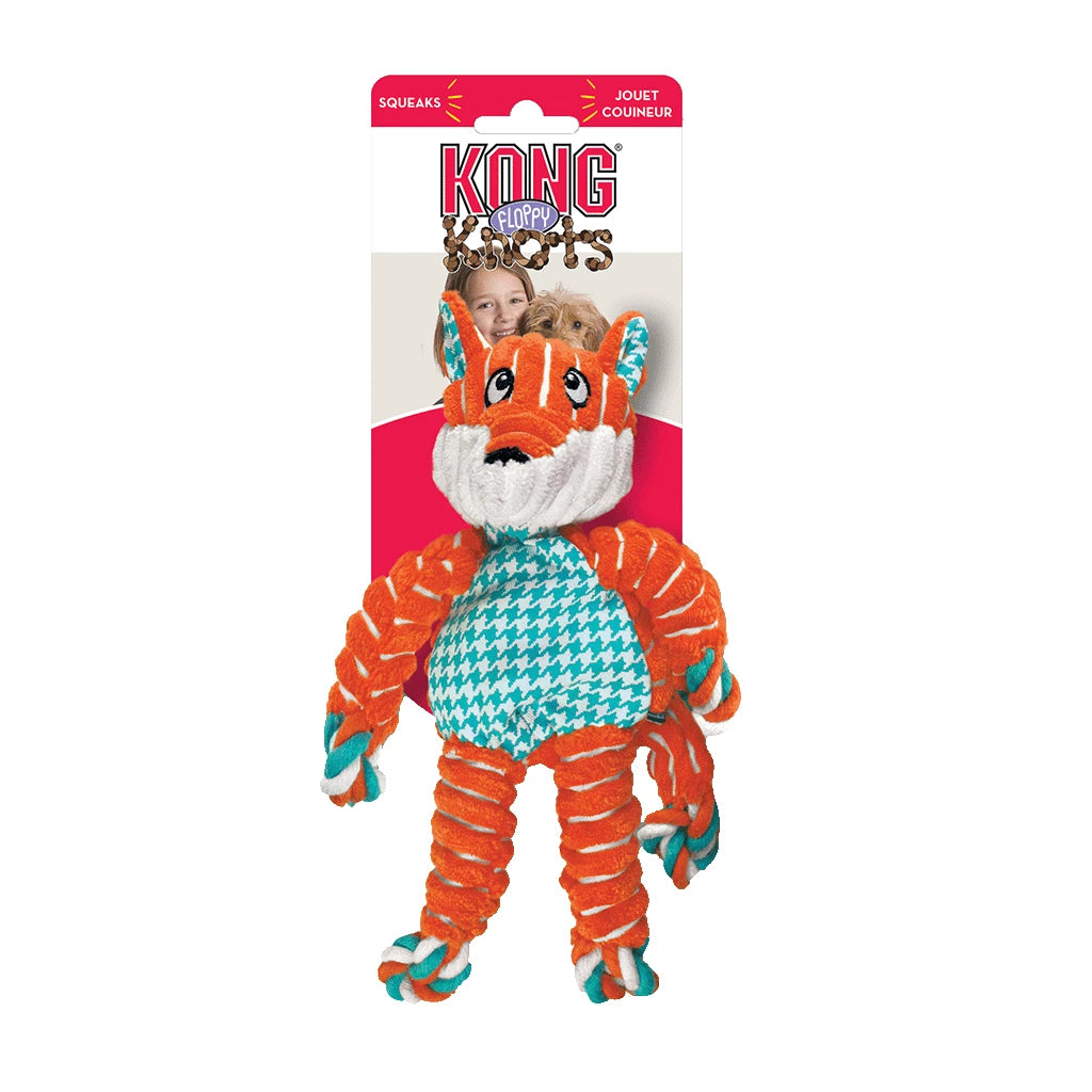 KONG Floppy Knots Fuchse