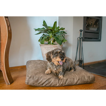 Hundebett Cognac Let's Sleep Plush Pillow